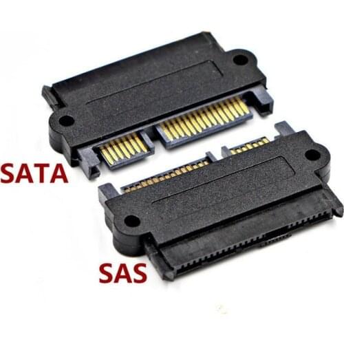 Eunaimee SFF-8482 SAS To SATA 180 Degree Angle Adapter Converter Straight Head ST for dell motherboard