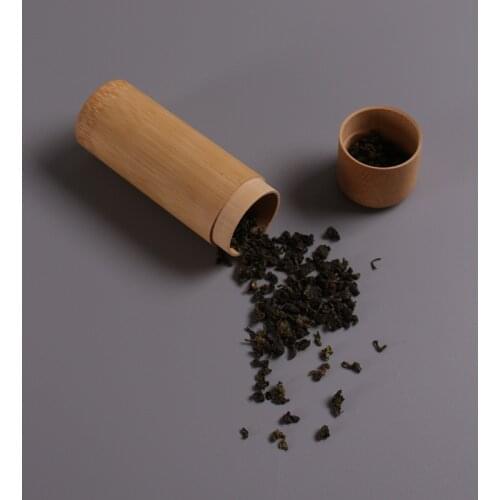 Sealed Bamboo Tea Jar Storage Holder Container Box Portable Travel Small Tea Cans Wooden Containers Storage Box Case Organizer