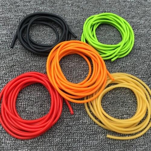Catapult Stretch Elastic Part 2050 5M Natural Latex Tubing Rubber Resilient Tube For Slingshot