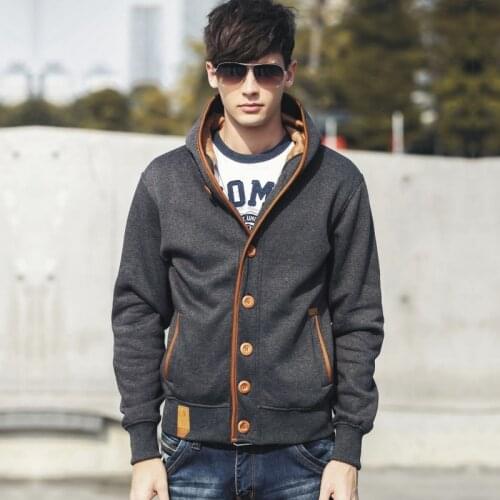 Mens Off-White Hoodie Solid Color Cardigan Top Youth European and American Hoodie Vintage Hoodie Men Lounge Wear Streetwear