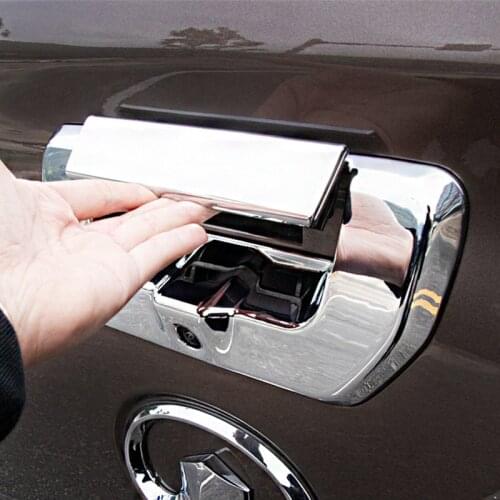 GWM Ute Pickup ABS Chrome Rear Trunk Door Handle Bowl Cover Trim for Great Wall POER Accessories 2020 2021