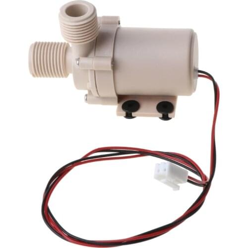 12V/24V DC Solar Hot Water Circulation Pump Brushless Motor Water Pump 5M 3M New