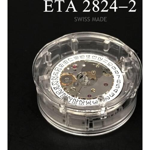 Original SWISS-MADE ETA 2824 Mechanical Movement High Accuracy 25 Jewels Automatic Self-winding Replacement Movt Top 2824-2