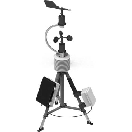 China manufacturer wholesale portable weather station with pressure, temperature, humidity, wind direction, wind speed elements