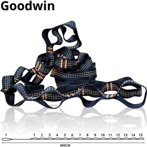 Hammock Hanging Belt Tree Strap Nylon Rope Outdoor Camping Tool with Buckles
