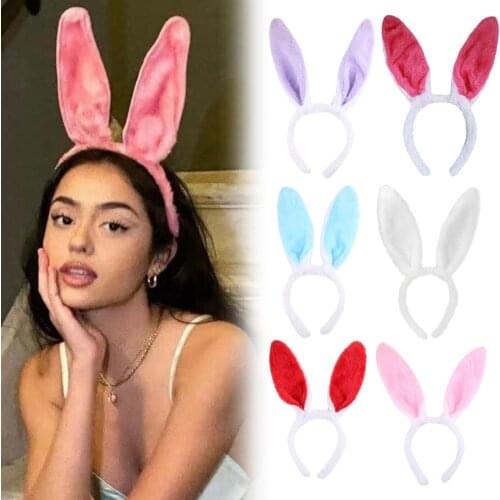 Easter Adult Children Girls Cute and Comfortable Hairband Rabbit Ear Headband Dress Costume Bunny Ear Hairband Hair Accessories
