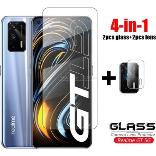 Glass on Realme GT 5G Tempered Glass For Oppo Realme 8 Pro Screen Protector Ultra-thin Glass Phone Cover for Realme C21 Pelicula