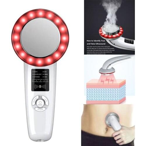 Ultrasound Cavitation EMS Body Slimming Massager Weight Loss Anti Cellulite Fat Burner Galvanic Infrared Ultrasonic Wave Therapy
