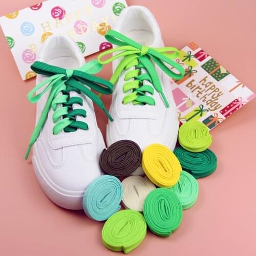 1pair 110CM Flat Shoelaces Classic Shoe Laces Fit Fashion Solid Sports Shoelace Casual Unisex Shoe Strings Shoe Accessories