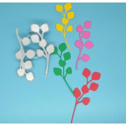 2 exquisite leaf metal cutting die for DIY scrapbook, card making, photo album, embossing crafts, photo frame decoration