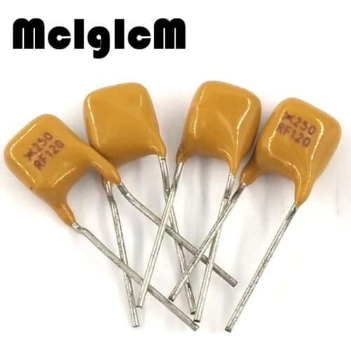 20pcs DIP Resettable Fuse 0.12A 250V PTC Resettable Fuses