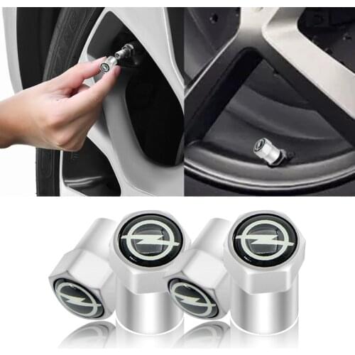 4 pieces new fashion car wheel tire valves tire Air plugs holster for Opel Astra H G J Insignia Mokka Zafira Corsa Vectra C D