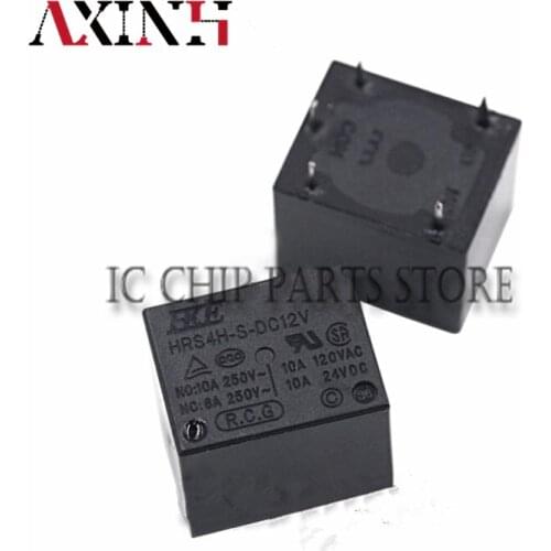 5pcs/lot HKE Auto relay HRS4H-S-DC12V-C 5PIN 12V T73/10A 100% new original relay in stock