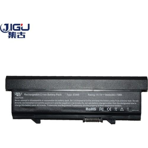 JIGU 9CELLS Laptop Battery KM668 MT186 MT187 KM742 MT193 PW649 U116D T749D W071D WU841 WU852 X064D For DELL For Latitude E5400