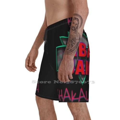 Boom Shakalaka Quick Dry Swimming Beach Shorts Basketball Arcade Jam 80S 90S Ball Baller Boom Boom Shakalaka Videogames Games