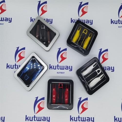 Kutway Key Case Key Cover Key Shell Replace fit for Boxster Cayman 911 Carrera Cayene Macan