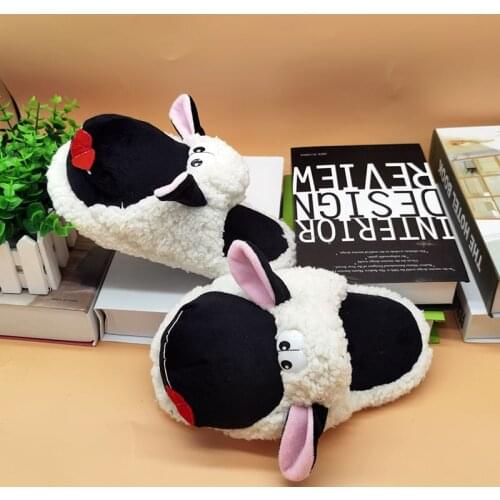 Panda indoor slippers home shoes slippers anime Wood floor women men winter Custom Cartoon with warm panda home shoes shoes home