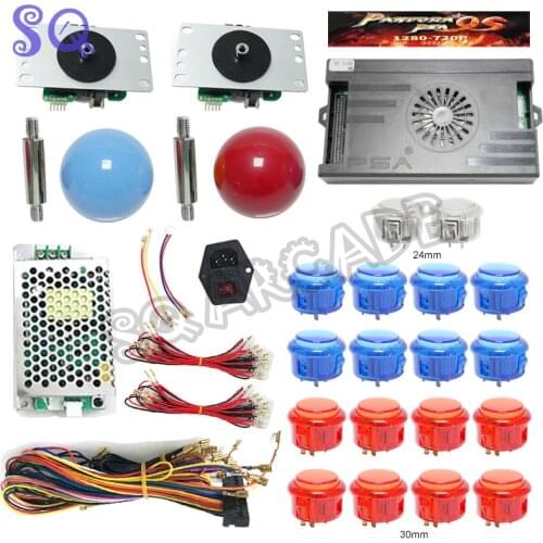 2021 Newest Pandora Box 9S 3160 in 1 Retro Arcade Game Console 4Players with Detachable joystick LED button DIY KIT Accessories