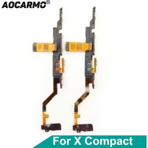 Aocarmo Power Button On/Off Volume Camera Switch Connector Ribbon Flex Cable For Sony Xperia X Compact Mini F5321 XC 4.6"