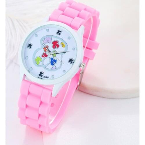 Kobiet zegarka 2020 New Fashion Brand Bear Women Watch Quartz Watches Womens Casual Silicone Wristwatches Hot Sale Reloj Mujer