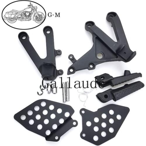 Motorcycle Front Footrest Foot Pegs Set For Honda CBR600RR CBR600 RR 2007 2008 2009 2010 2011 2012 2013 2014