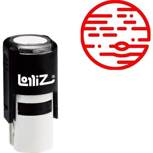 LolliZ Jupiter Self-Inking Rubber Stamp - Modern Symbol Series