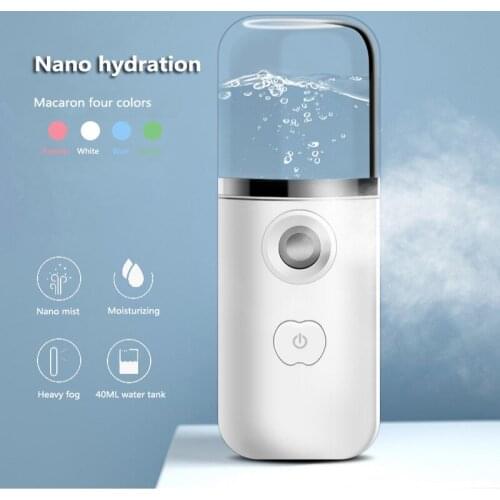 Mini Nano Sprayer Facial Sprayer Beauty Tools Spray Device Moisturizing Handy Cool Mist Spray Machine Humidifier Skin Care TSLM1
