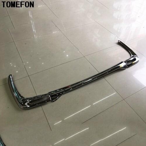 For Toyota Sienta 2016 2017 Second Generation XP170 ABS Chrome Rear Bumper Cover Trims Auto Parts Car Styling 3Pcs