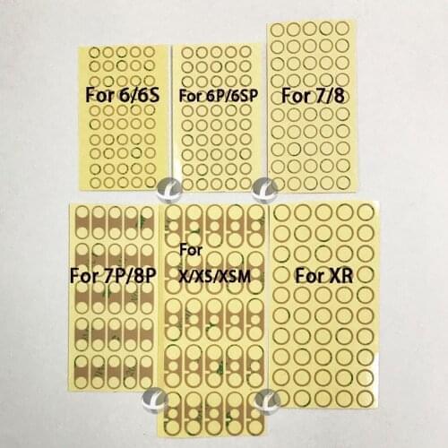 10 / Lot Back Camera Lens Adhesive For iPhone 6 6S 6P 6SP 7 8 7P 8P Plus X XS XSM XR 11 Pro Max 11Pro SE2 Double Side Sticker