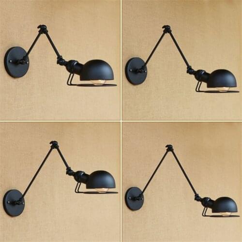 Loft E27 wall lamp mechanical arm france Jielde wall lamp reminisced retractable double vintage Wall Swing Arm Light