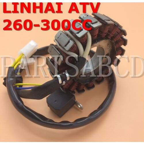 PARTSABCD Magneto Stator For Linhai Yamaha 260cc 300cc Engine Scooter Moped