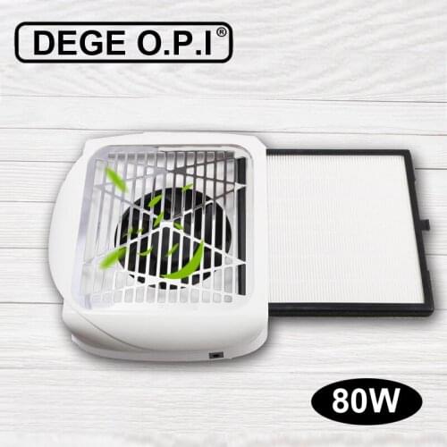 80W Nail Dust Collector Fan Vacuum Cleaner Manicure Machine Tools With Filter Strong Power Nail Art Tool Nail Vacuum Cleaner