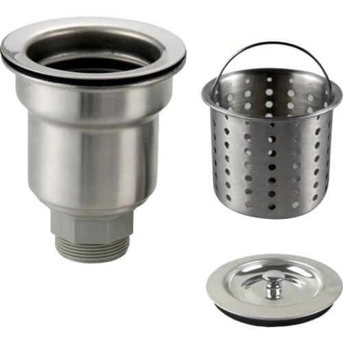 MTTUZK Kitchen Sink Drainer Accessories 110/114mm Diameter 304 Stainless Steel Drainer For the Sink Filter Drain Lifting Drain