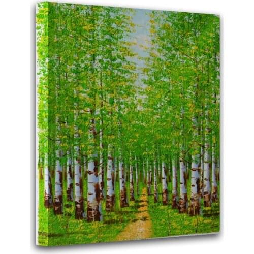 Modern home decor hand painted oil painting made of high quality landscape painting DM150629-5