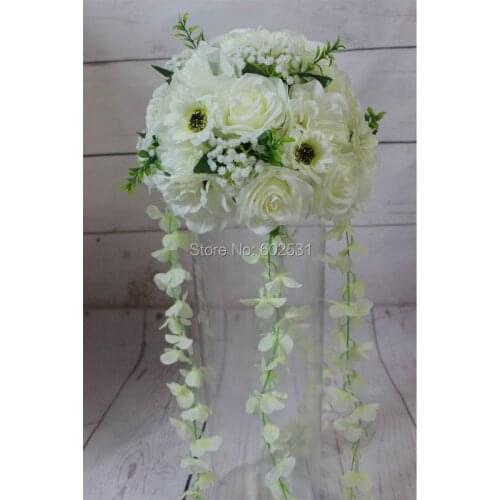 SPR NEW!!Free shipping!10pcs/lot wedding road lead artificial flowers wedding table centerpiece flower balls decorations