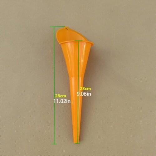 Universal Motorcycle Car Long Mouth Funnel Plastic Refueling Oil Liquid Spout Filling Tool Motor Car Accessories 28cm
