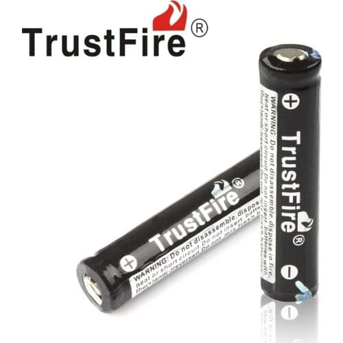 High Quality 4PCS/LOT AAA 10440 600mAh 3.7V TrustFire Rechargeable Lithium Battery