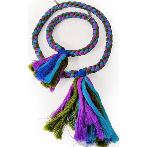 Funny Geometric Bird Frame Woven Nylon Rope Parrot Swing Chewing Frame Parrot Hanging Bird Toy Accessories