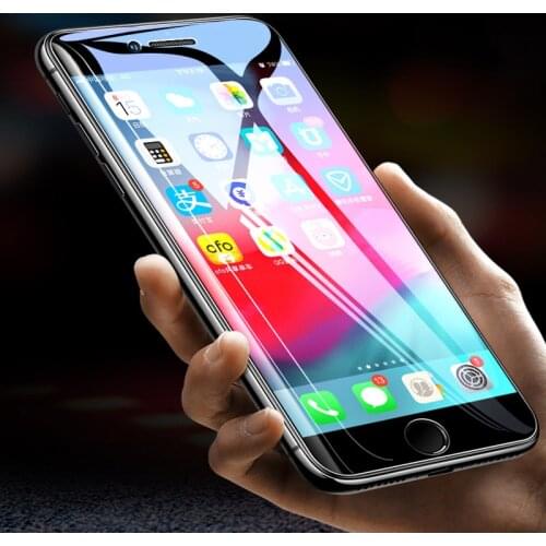 Full Cover Glass on the For iPhone 12 Pro Max X XS Max XR Tempered Glass For iPhone 12 Mini 11 Pro 8 7 6 Plus Screen Protector