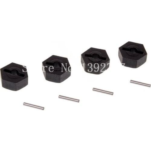 4Pcs 86065 HSP 1/16 Spare Parts Wheel Hex + Pin 1.5*10 For Kidking Kingliness Troian METEOR KALA16 RC Car Truck Buggy