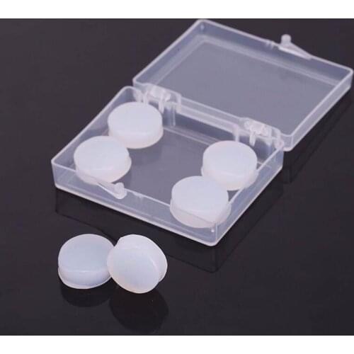 6 Pcs/Box Soundproof Ear Plugs Silicone Soft Waterproof Anti-noise Earbud Swimming Showering Water Sports Protective