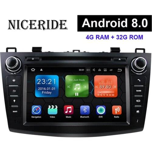 8" Android 9.0 9.1 2 Din Car Radio for MAZDA 3 Axela 2010 2011 2012 2013 Stereo DVD Player Multimedia Autoradio GPS Navi Wifi BT