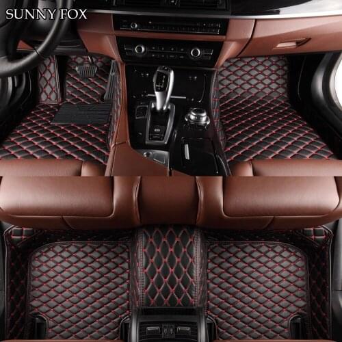 Car floor mats for Mitsubishi Lancer Galant ASX Pajero sport V73 V93 5D car styling all weather carpet floor liner