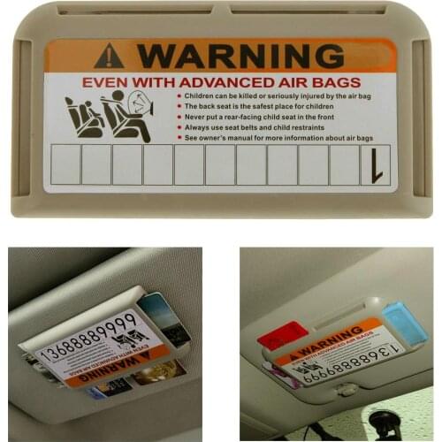 Car Parking Card Holder with Number Charge High-speed IC Card Clip Sunshade High Speed Card Box Temporary Parking Card