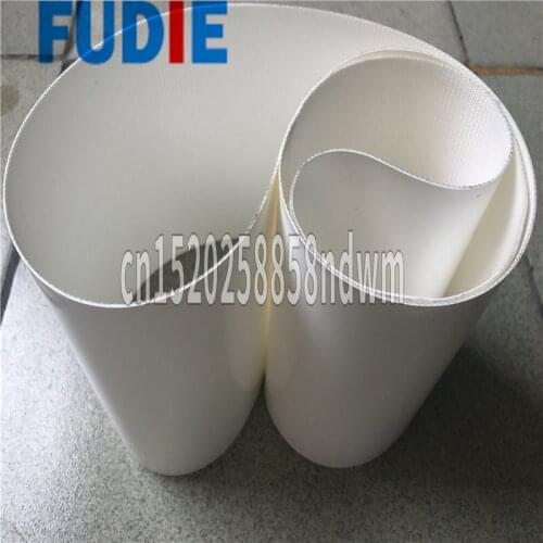 White PU food grade conveyor belt