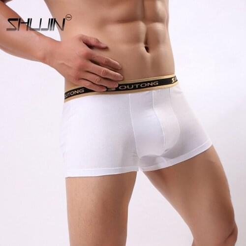 Boxer shorts Underwear Men Underwear Boxers Cotton Soft Underpants Breathable Boxer Sexy Men