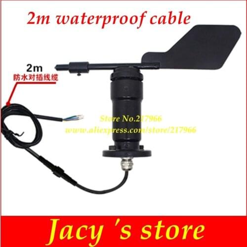 Wind direction sensor Wind cup Manufacturer RS485 4-20ma 0-5V 0-10V Weather station c output 2m cable
