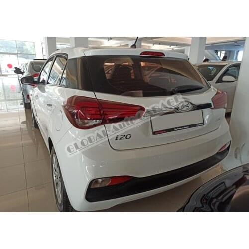 For Hyundai I20 Trunk Emblem Chrome 2018-2020 Tailgate Trunk Trim Bottom Lath Body Car Auto Accessory Diffüser Car-styling