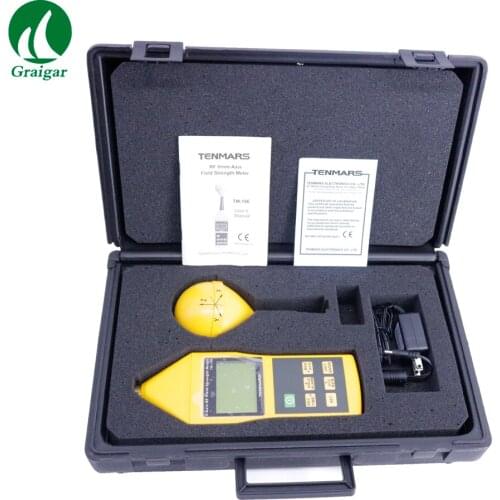 TM196 EMF Meter High Frequency (RF) Electromagnetic Wave Field Strength Tester 10MHz to 8GHz