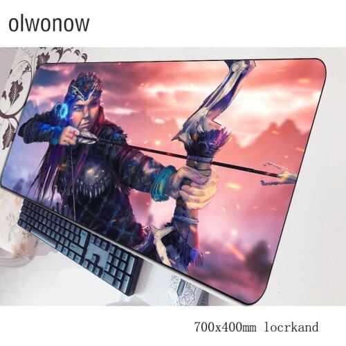 Horizon zero dawn mousepad 700x400x3mm gaming mouse pad big gamer mat Popular computer desk padmouse keyboard cute play mats